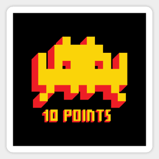 Space Invaders 10 Points Magnet